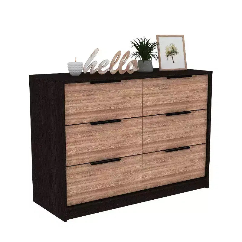 Modern Design 3-Drawer Bedroom Dressers with Metal Hairpin Legs, Wooden Storage Cabinet,Chest of Drawers for Bedroom,Entryway