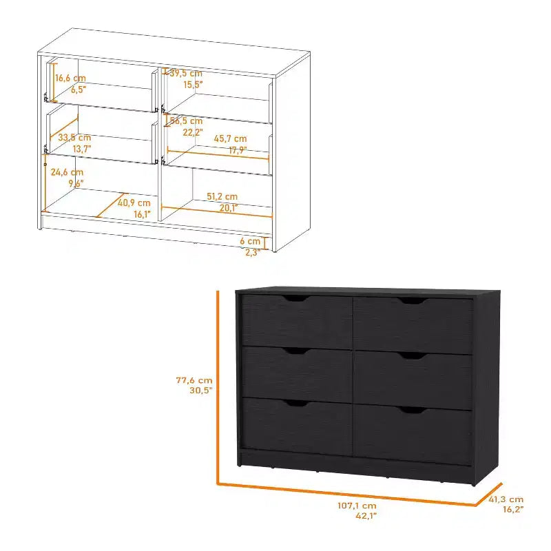 Modern Design 3-Drawer Bedroom Dressers with Metal Hairpin Legs, Wooden Storage Cabinet,Chest of Drawers for Bedroom,Entryway