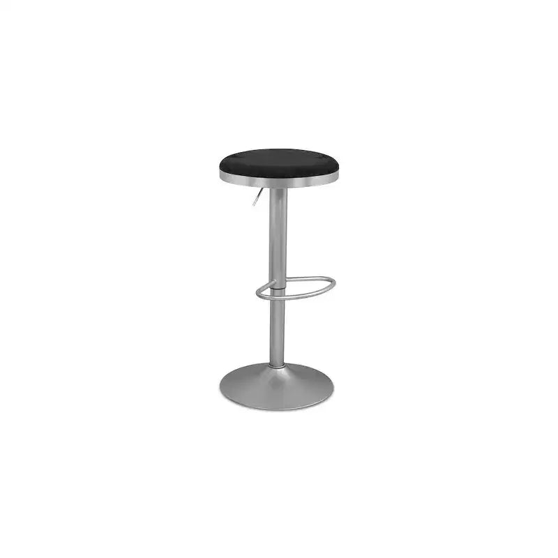 Meridian Furniture,Brody Black Velvet Adjustable Stool