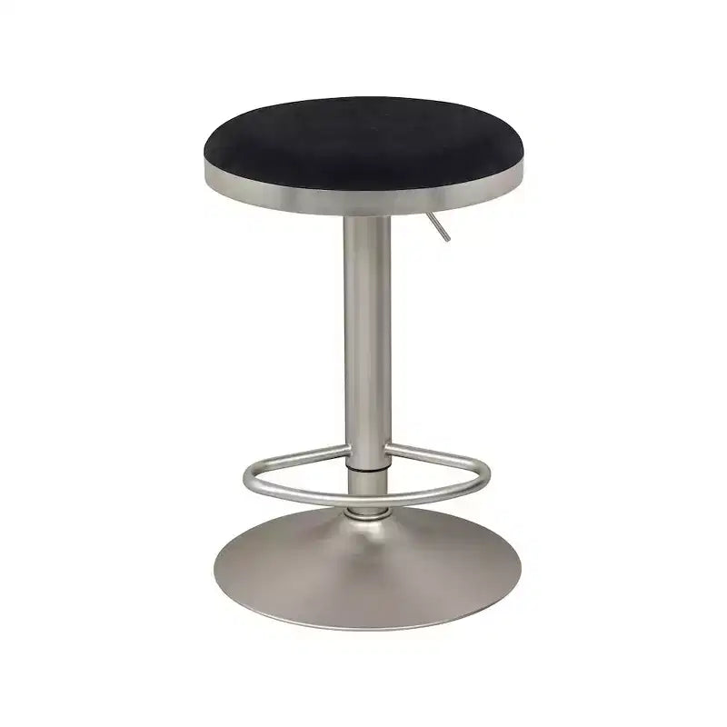 ,Brody Black Velvet Adjustable Stool