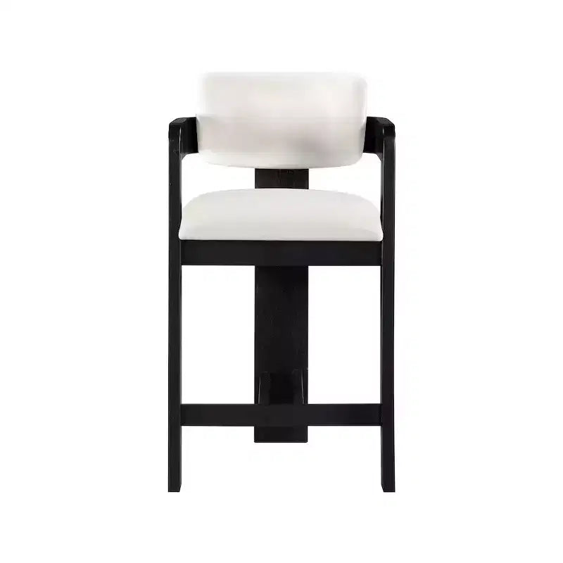 Sacha Cream Velvet Stool