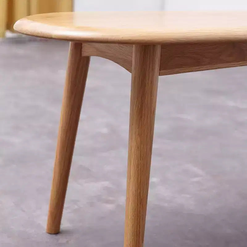 Solid Wood Dining Chair Table Bench, Rustic Wooden Kitchen Chairs, Simple and Natural Dining Bench for Living Room Kitchen