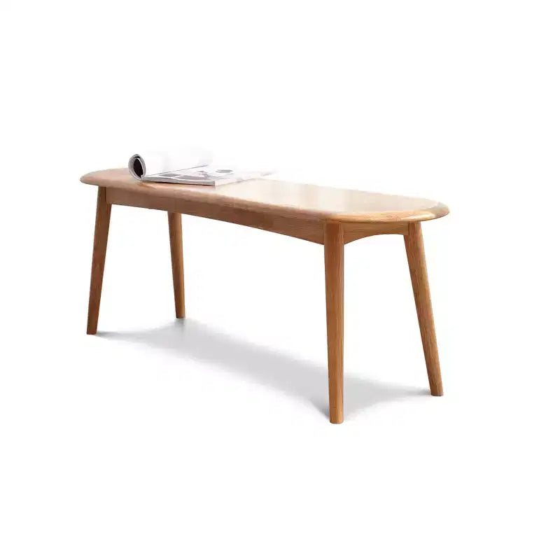 Solid Wood Dining Chair Table Bench, Rustic Wooden Kitchen Chairs, Simple and Natural Dining Bench for Living Room Kitchen