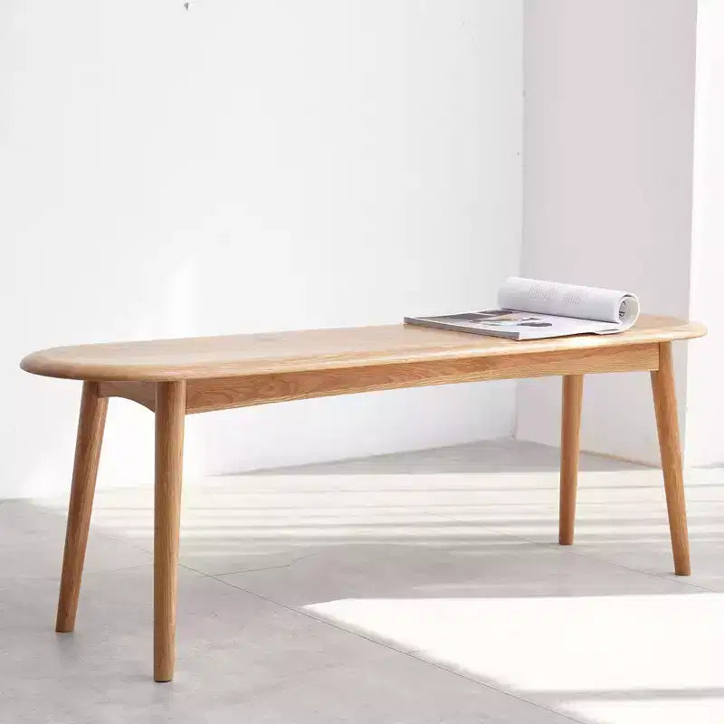 Solid Wood Dining Chair Table Bench, Rustic Wooden Kitchen Chairs, Simple and Natural Dining Bench for Living Room Kitchen