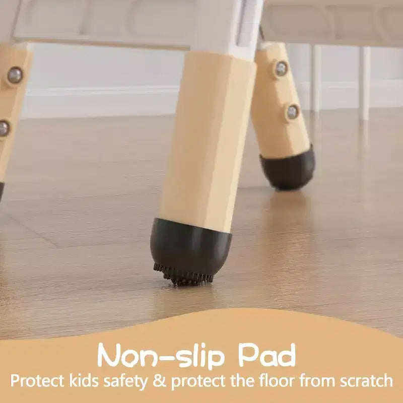 3-Level Height Adjustable Kid Chair 2-Pack for Ages 26 with Non-Slip Feet & Ergonomic Backrest