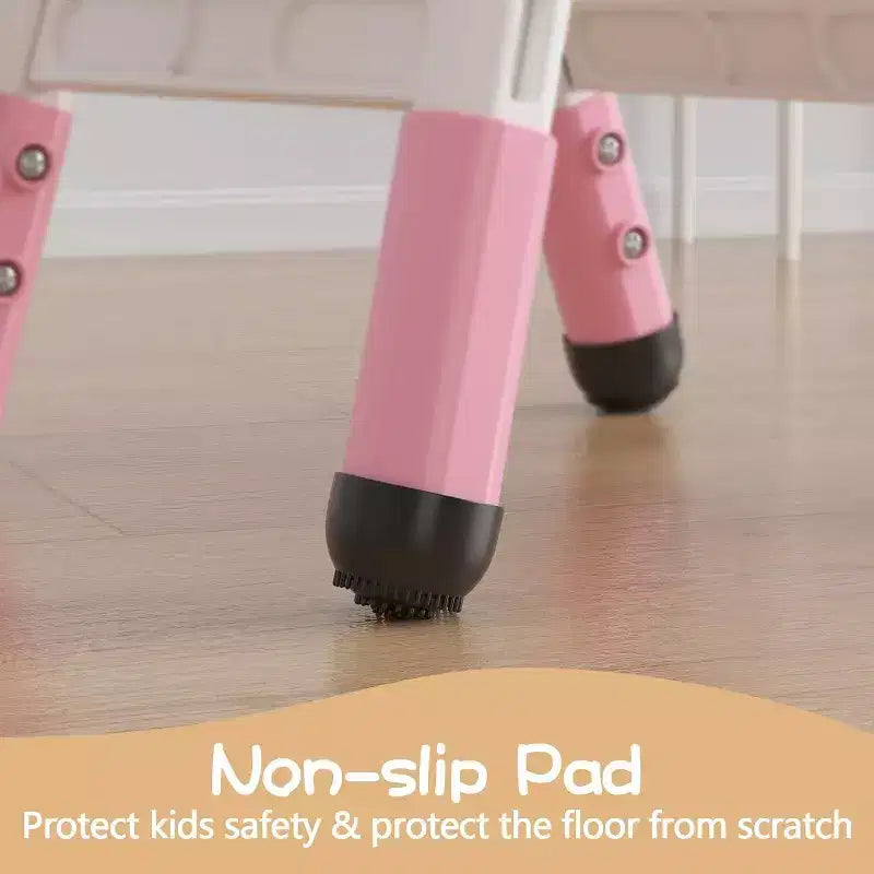 3-Level Height Adjustable Kid Chair 2-Pack for Ages 26 with Non-Slip Feet & Ergonomic Backrest