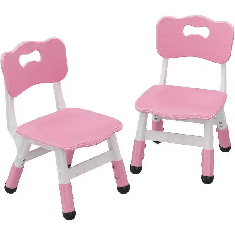 3-Level Height Adjustable Kid Chair 2-Pack for Ages 26 with Non-Slip Feet & Ergonomic Backrest