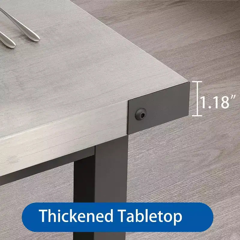Modern Dining Table for 6-8,70.87 Industrial Dining Room Table for Home/Kitchen