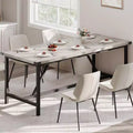 Modern Dining Table for 6-8,70.87 Industrial Dining Room Table for Home/Kitchen
