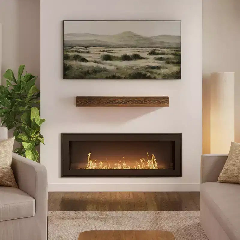 Rustic Floating Shelf/Fire Beam (48in / 1219mm)
