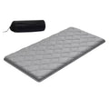 VEVOR Japanese Tatami Mat, Twin Size Foldable Japanese Tatami Mattress, Futon Mattress with Storage Bag, 9-Layer Floor Mat, 80 x 39 x 3.5 in, Gray