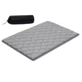 VEVOR Japanese Tatami Mat, Full Size Foldable Japanese Tatami Mattress, Futon Mattress with Storage Bag, 9-Layer Floor Mat, 80 x 54 x 3.5 in, Gray